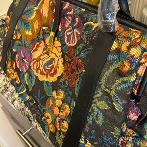 Multicolor floral purse